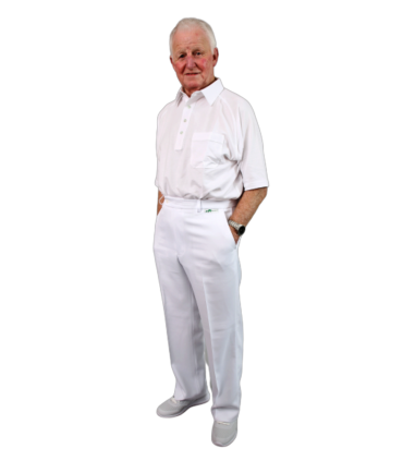 OW-SHSP Men's White Sports Pique Shirt
