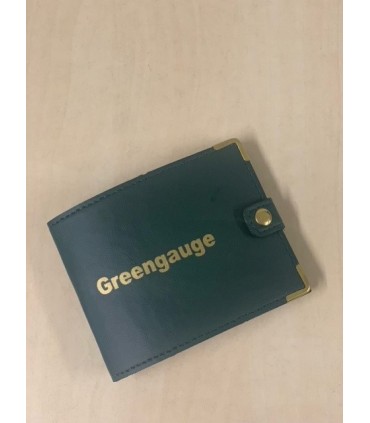 Greengauge Small Leather Scorecard Holder - Green