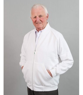 Unisex White Rinkmaster Jacket