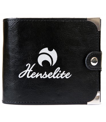 Henselite Small Leather Scorecard Holder - Black