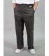 Men's Stretch Grey Bowls Trousers [Teflon coated]